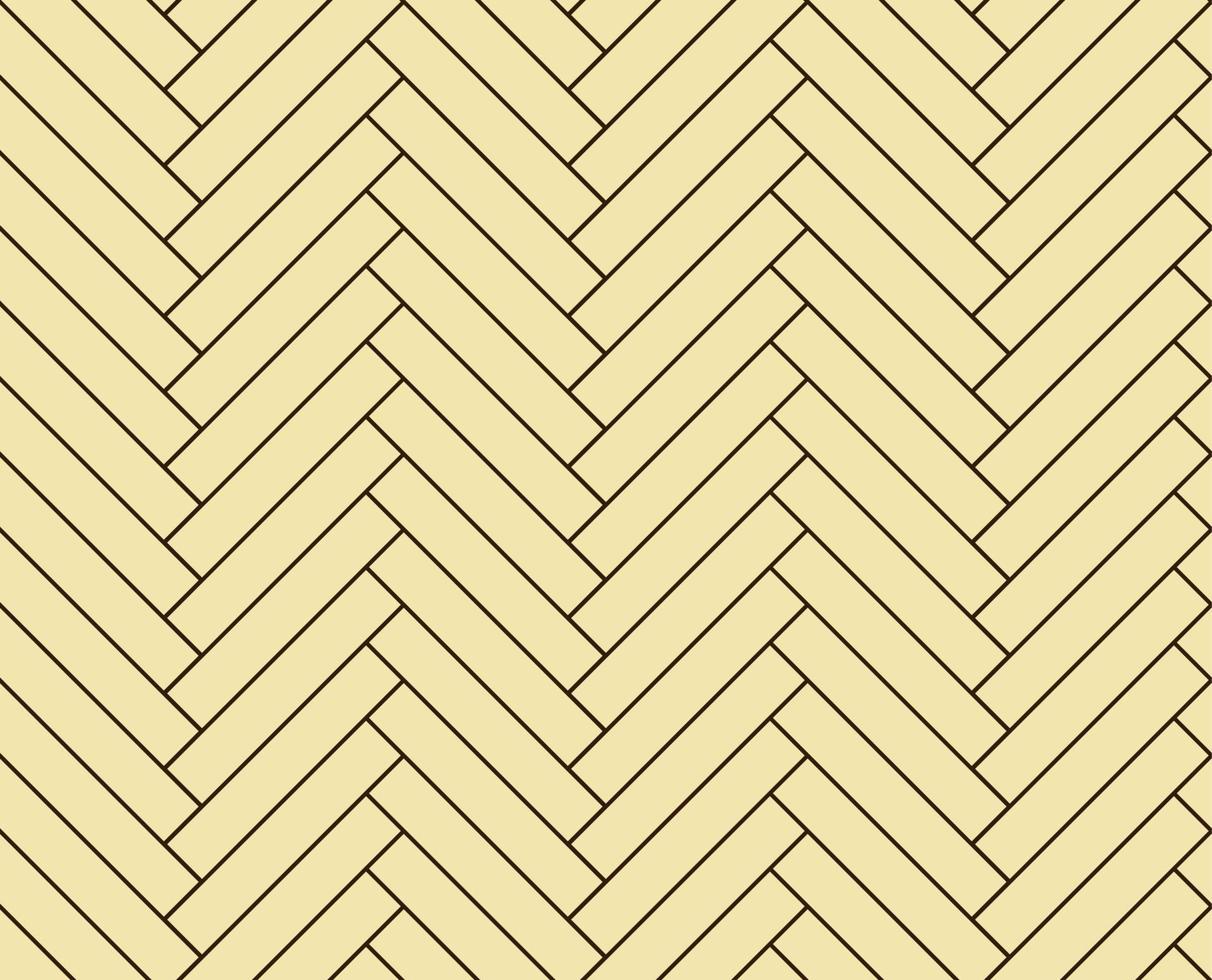 Herringbone floor pattern brown color retro style vector