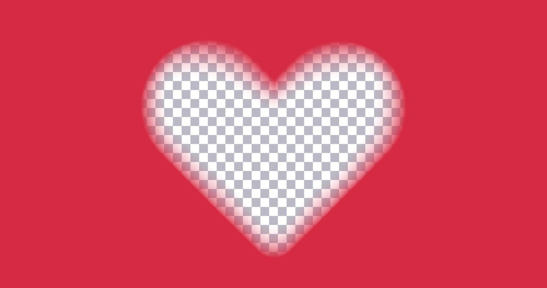 Heart frame horizontal orientation vector