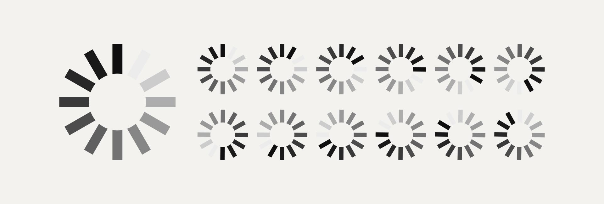 Loading vector symbol for motion design