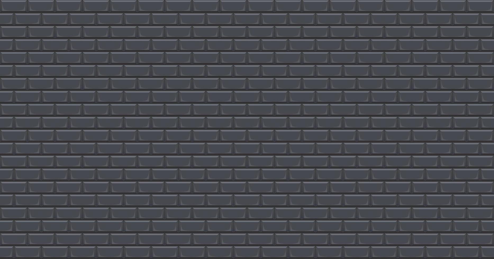 Subway tile seamless textures gray color vector