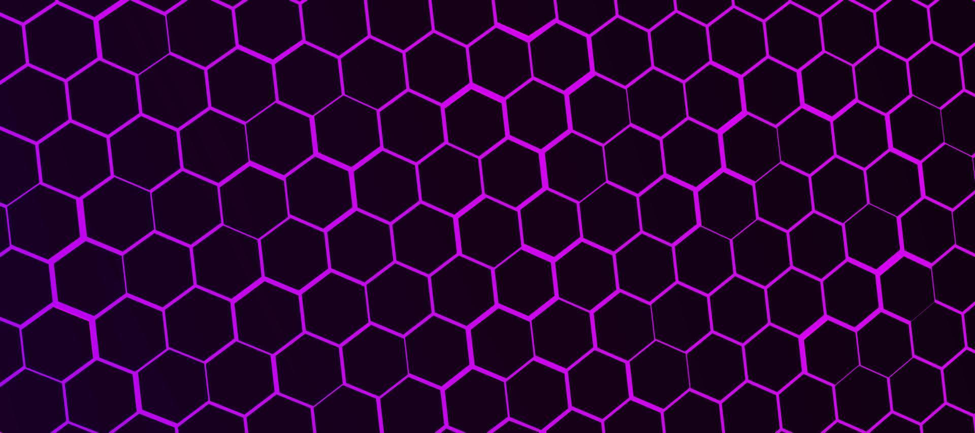 Technology honeycomb bee background bright hexagon vector