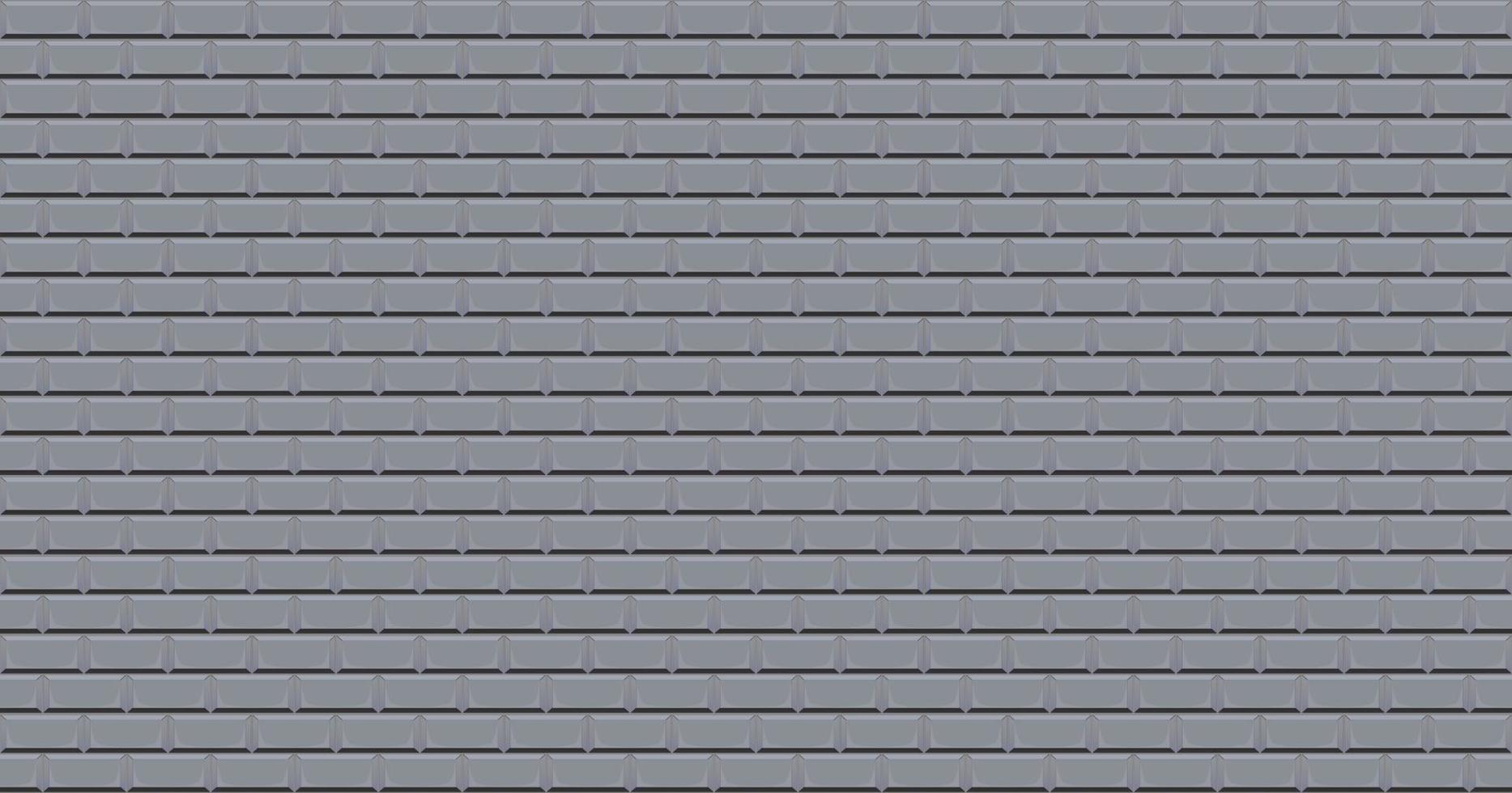 metro azulejo de patrones sin fisuras color gris vector