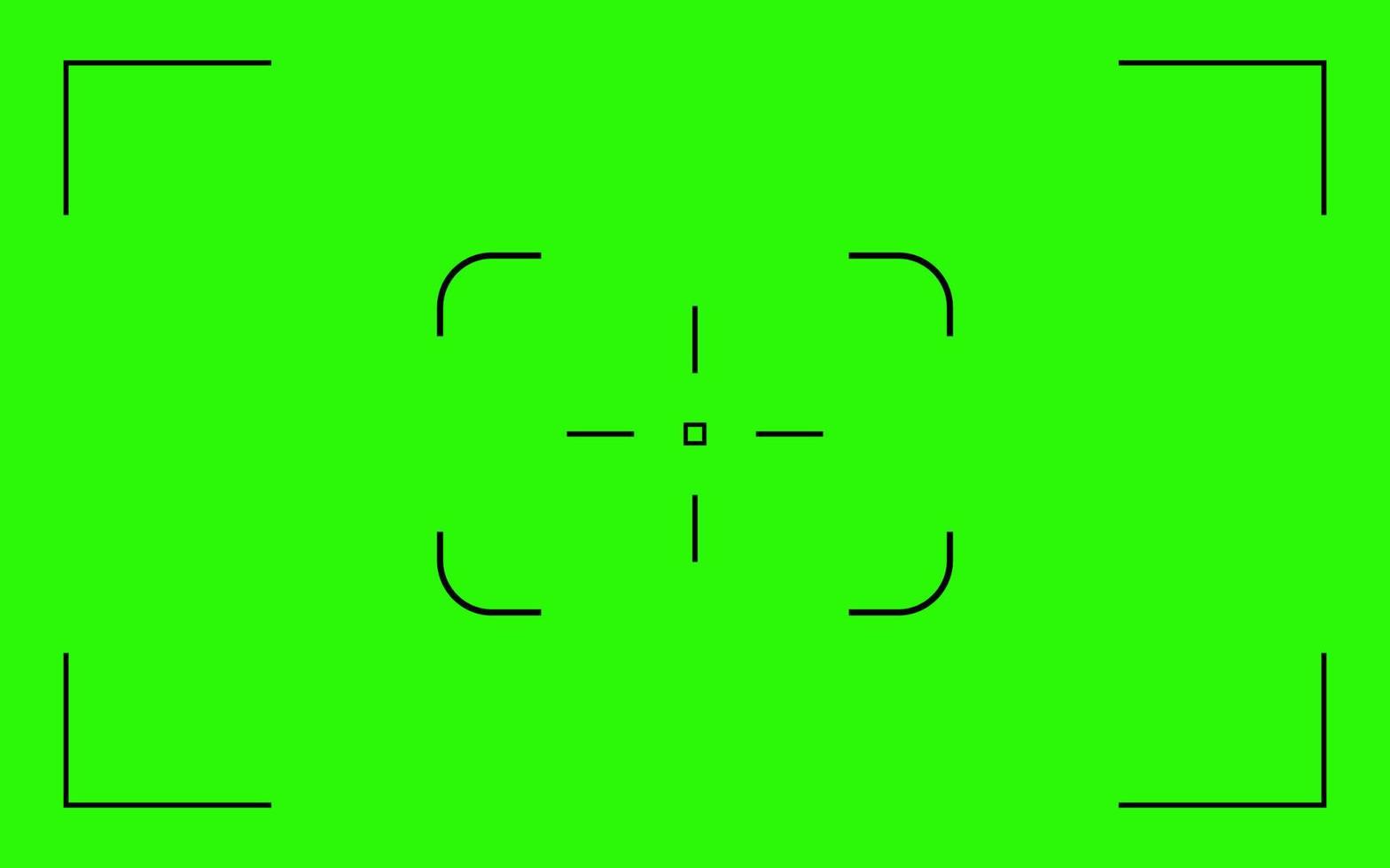 Green colored chroma key vector background screen