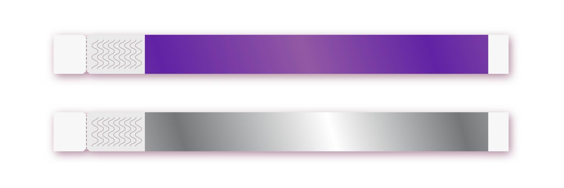 Bracelet vector template isolated on background