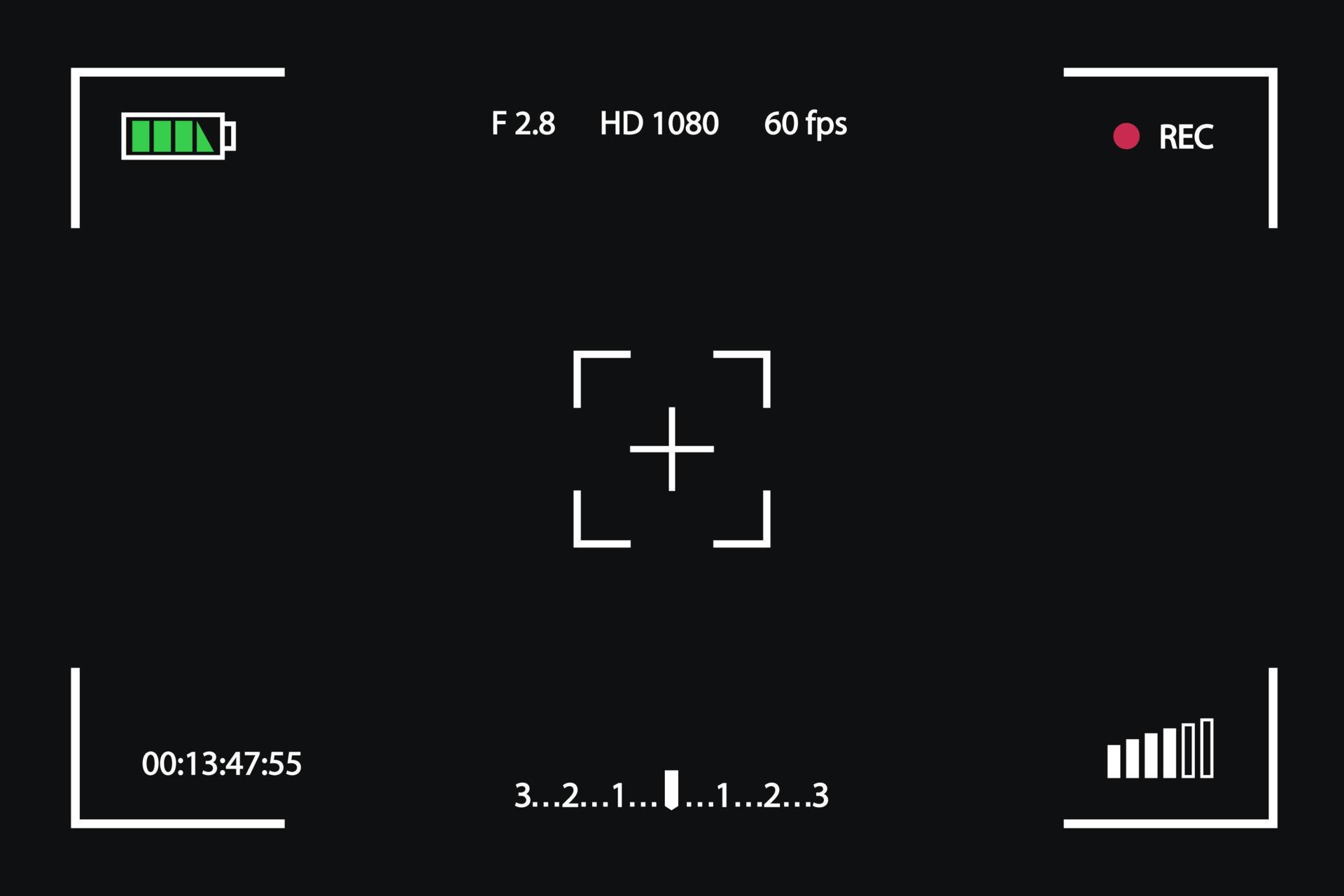 Viewfinder template isolated on black background 7225301 Vector Art at Viewfinder template isolated on black background 7225301 Vector Art at