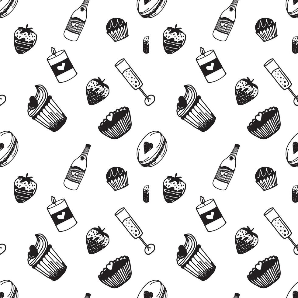 shameless pattern romantic vector