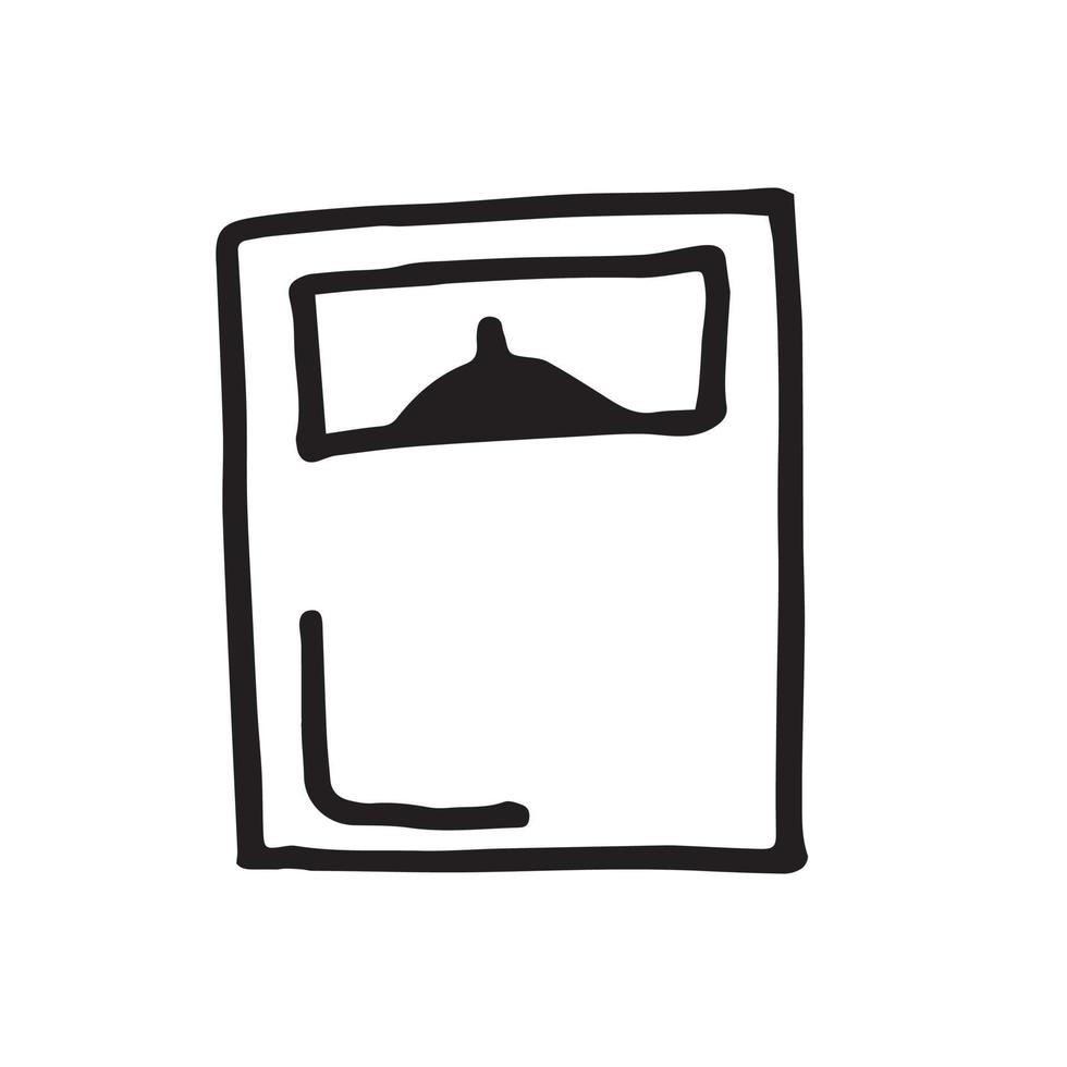 scales in doodle style vector