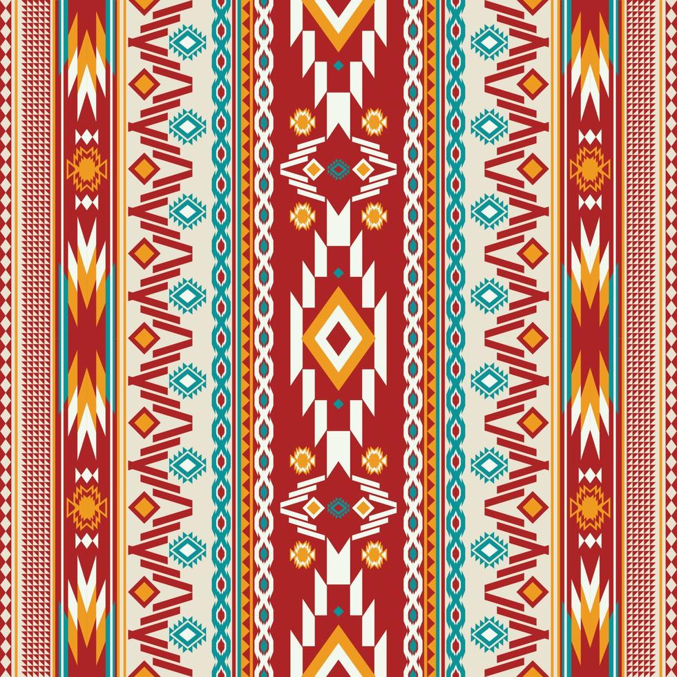 nativo americano indios ornamento modelo geométrico étnico tejidos textura tribal azteca patrón navajo mejicanos telas vector ornato moda