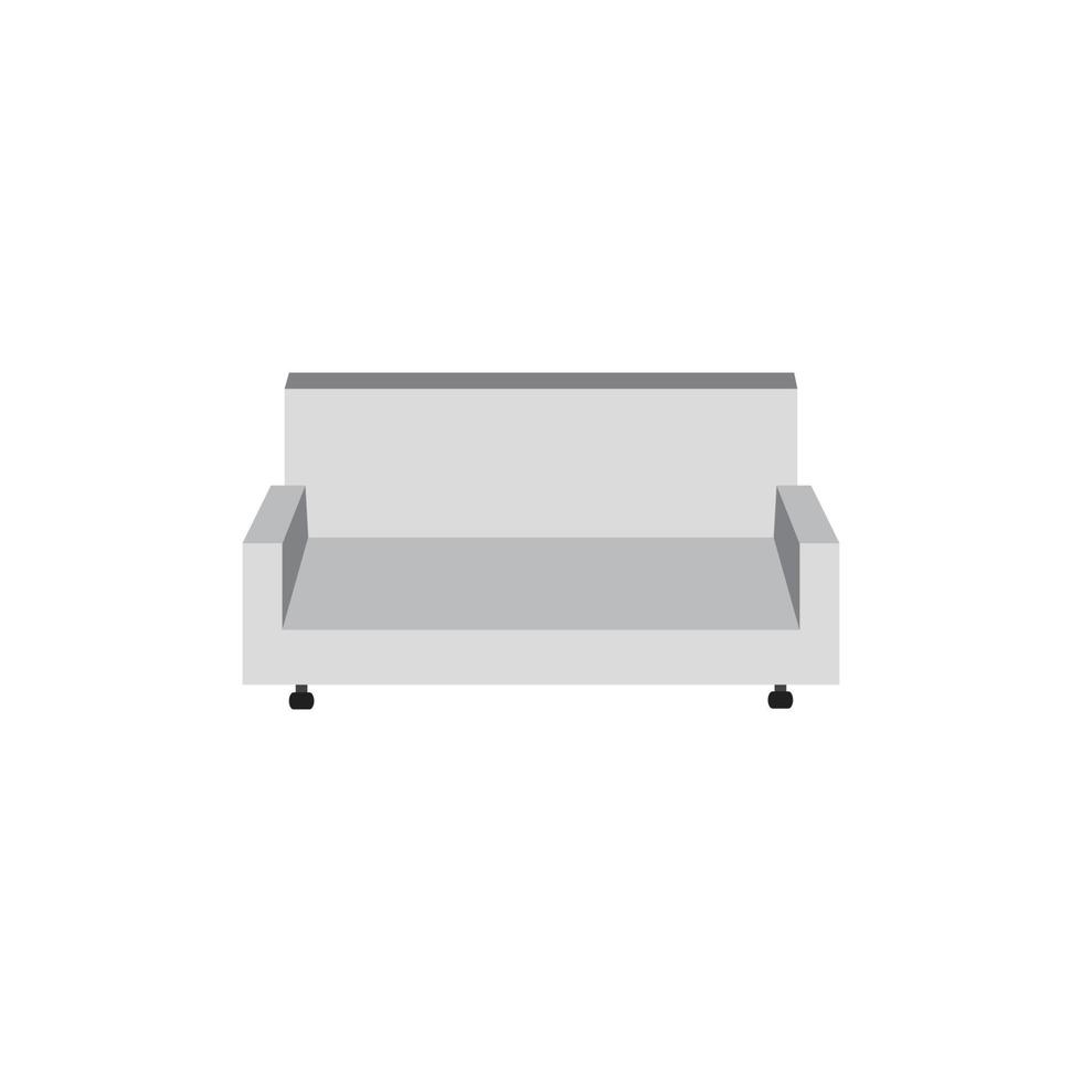 Sofa vector logo icon illustration background