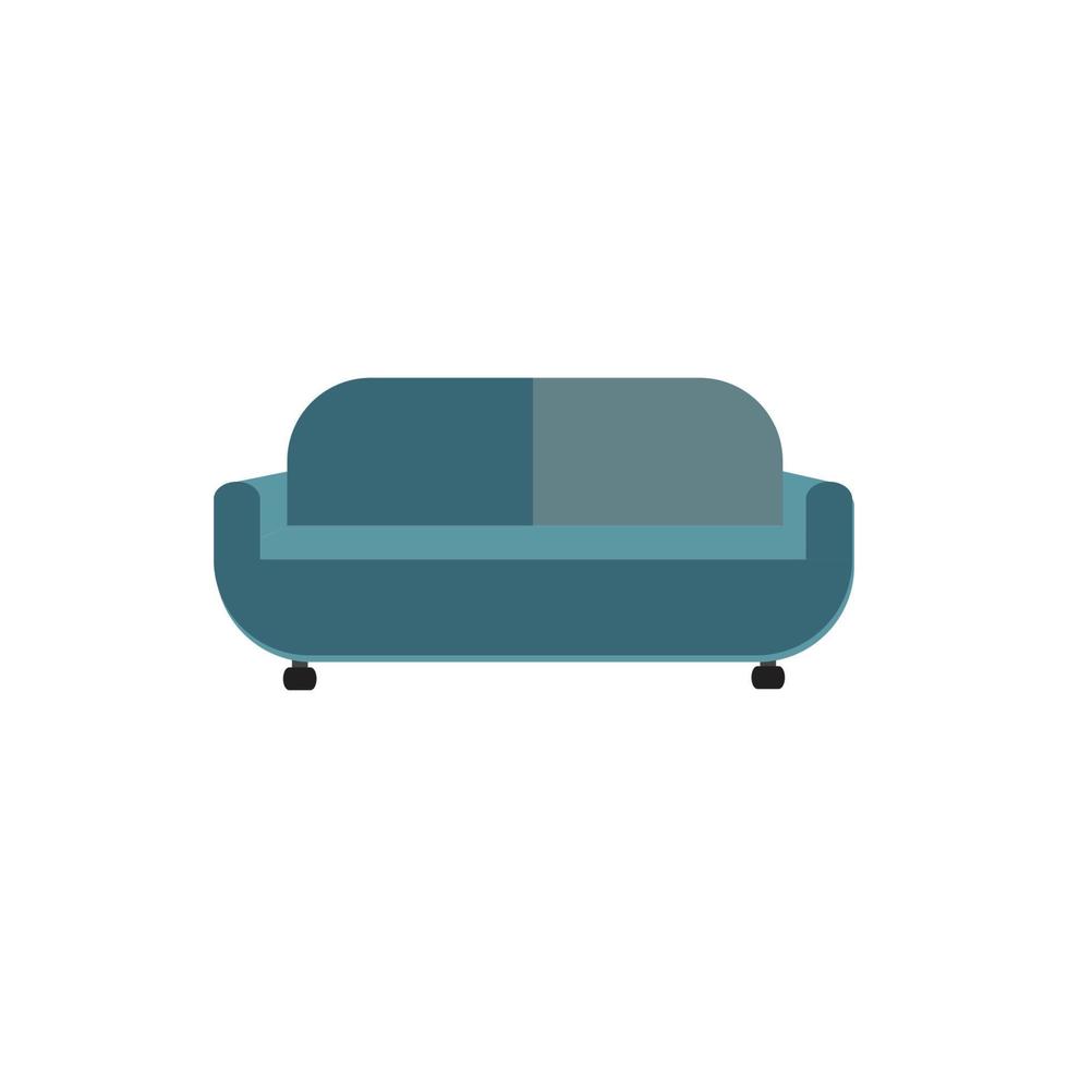 Sofa vector logo icon illustration background