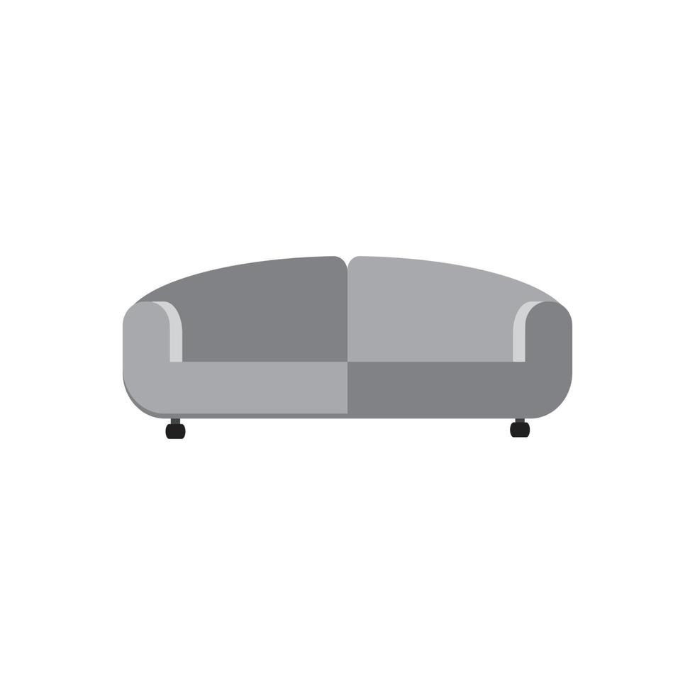 Sofa vector logo icon illustration background