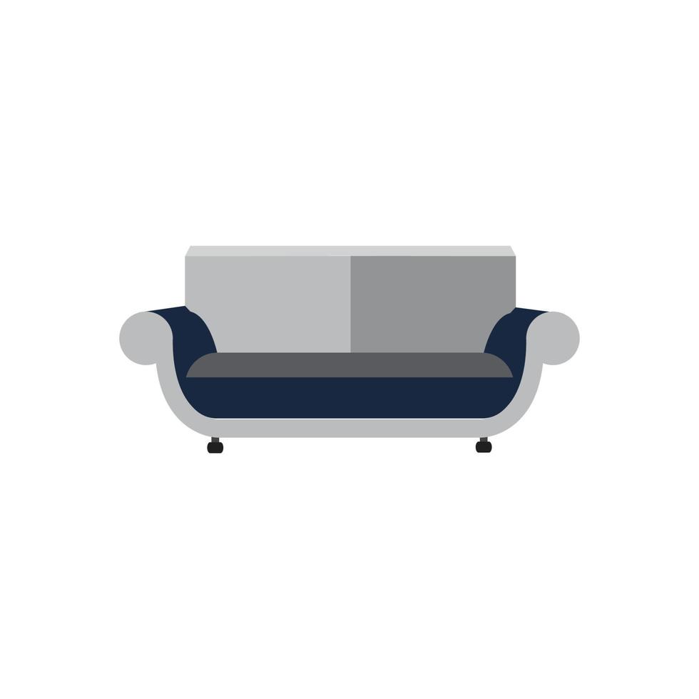 Sofa vector logo icon illustration background