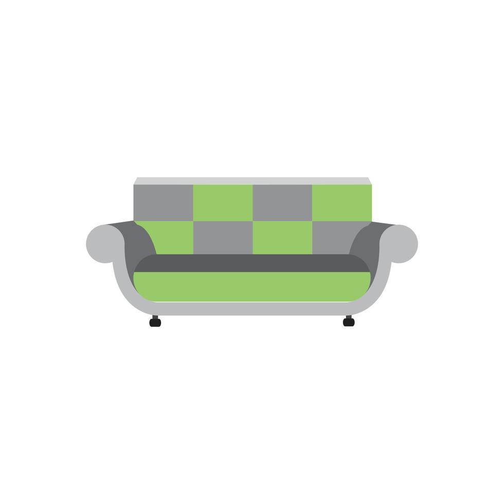 Sofa vector logo icon illustration background