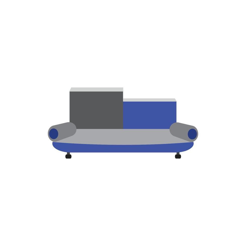 Sofa vector logo icon illustration background