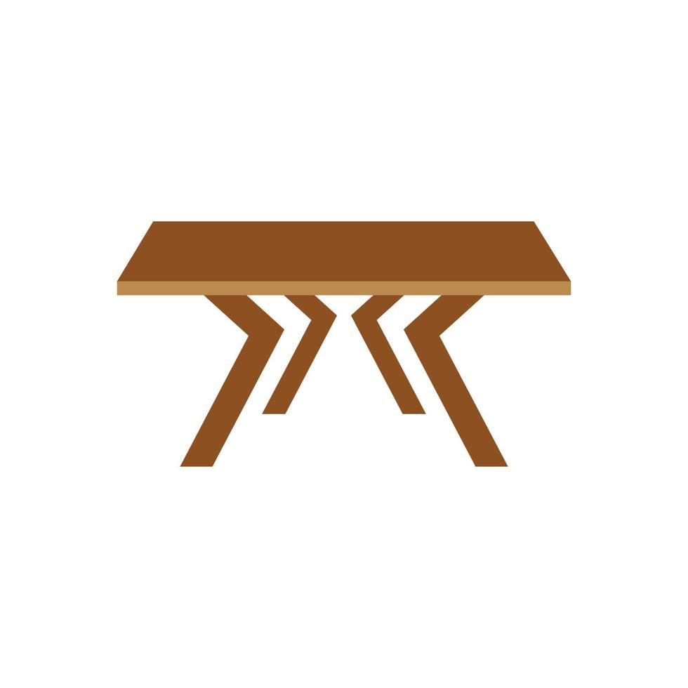 Table vector logo icon object background illustration