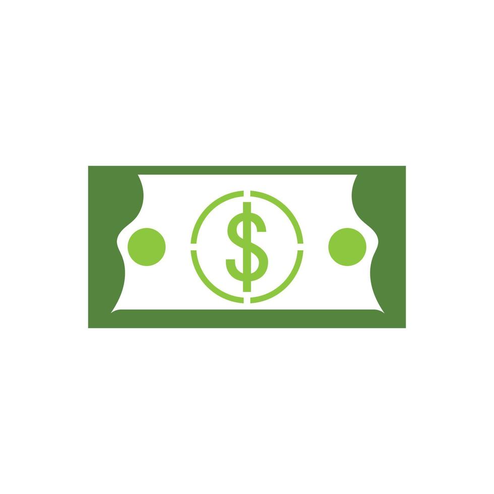 Dollar vector icon background template illustration