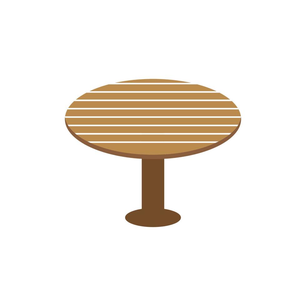 Table vector logo icon object background illustration