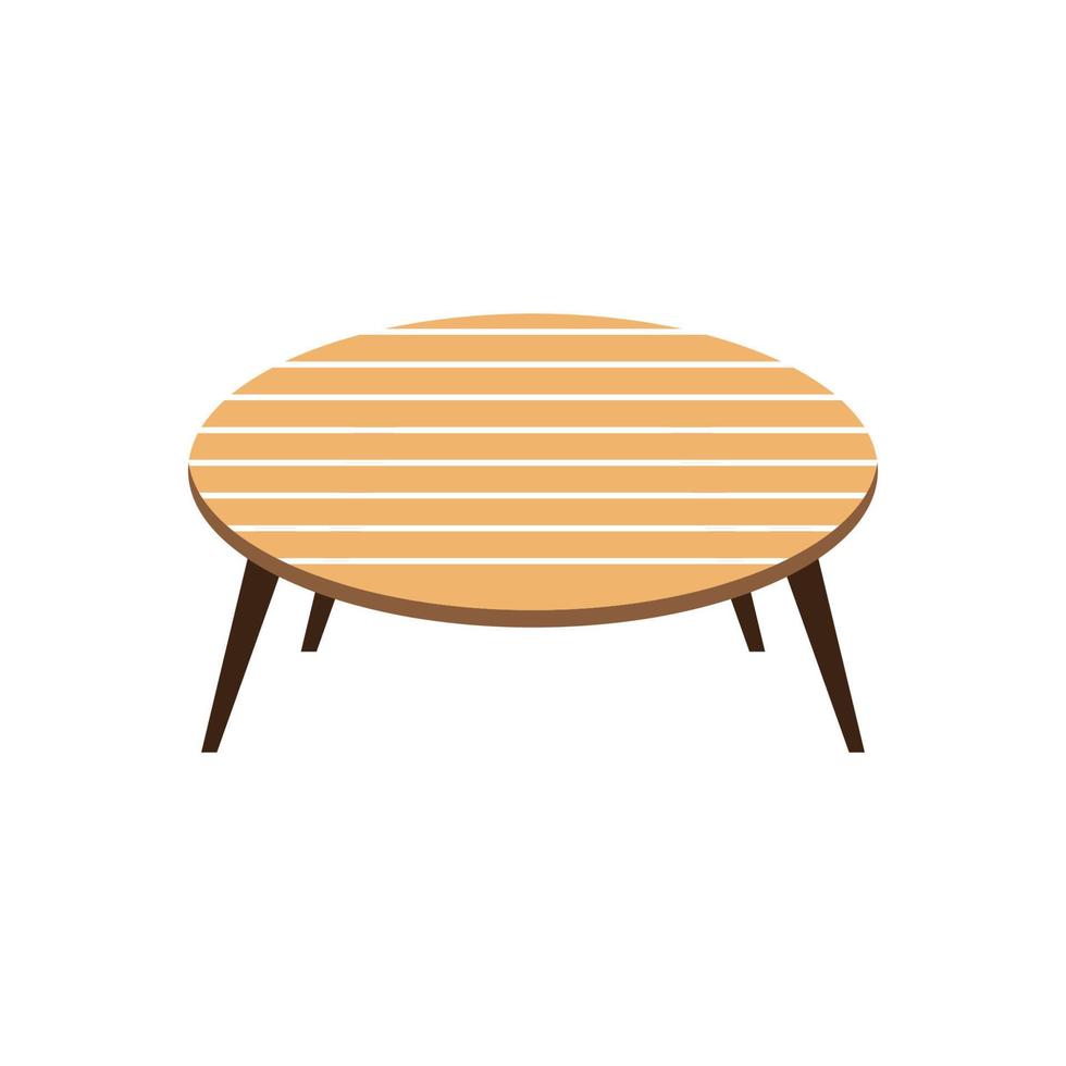 Table vector logo icon object background illustration