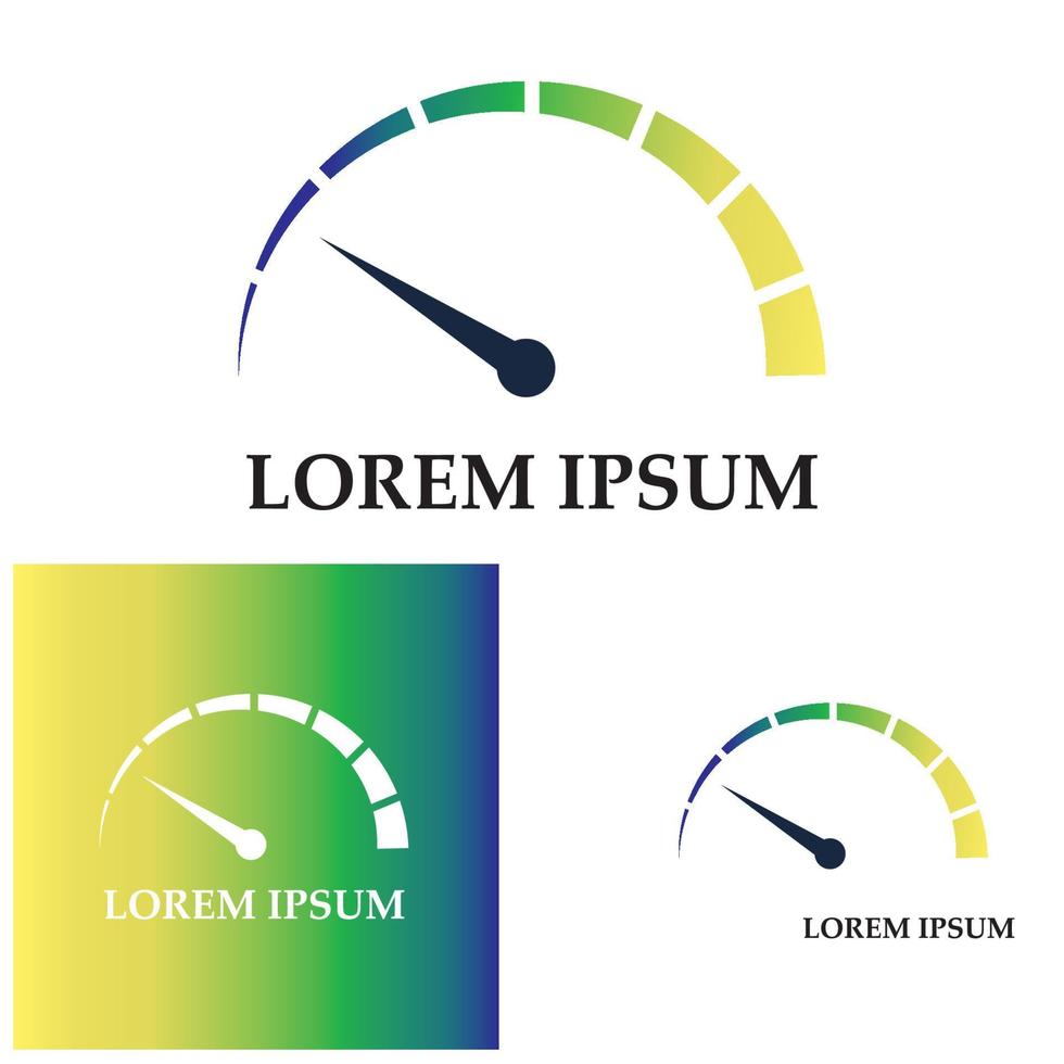 speedometer vector graphic design illustration template