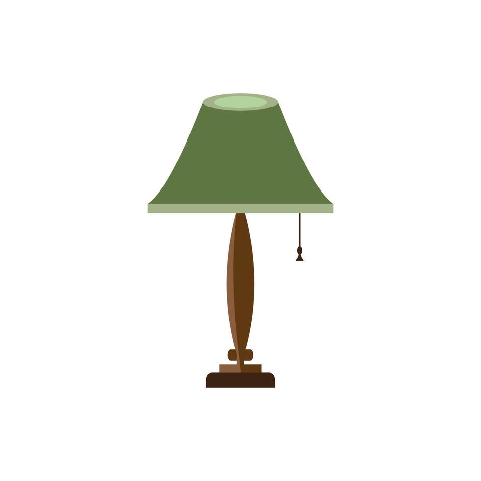 Bedroom lamp vector icon background