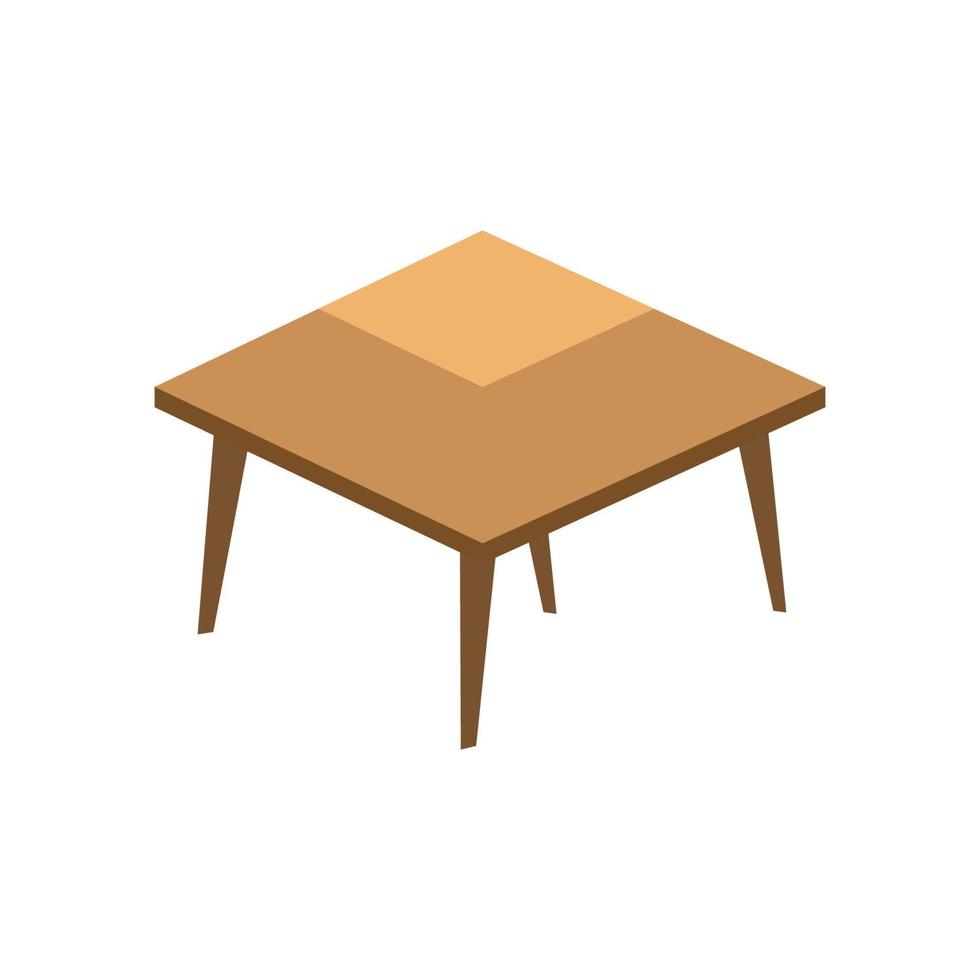 Table vector logo icon object background illustration