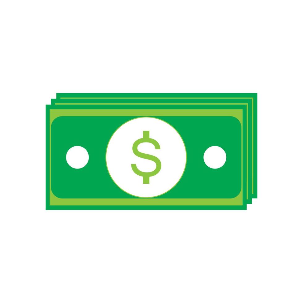 Dollar vector icon background template illustration