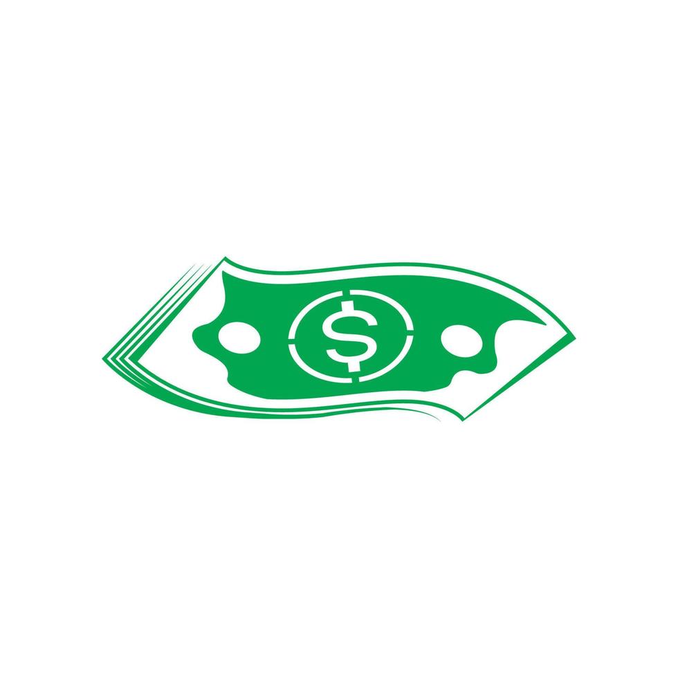 Dollar vector icon background template illustration
