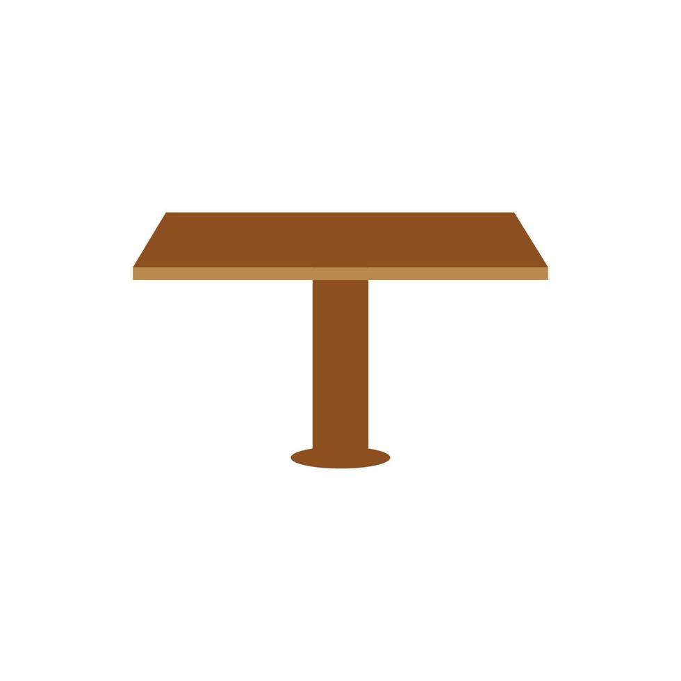Table vector logo icon object background illustration