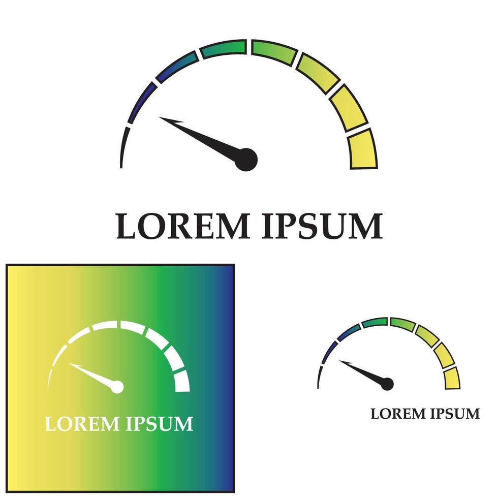 speedometer vector graphic design illustration template