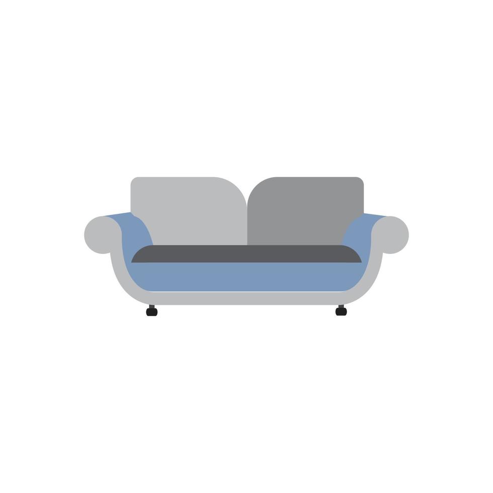 Sofa vector logo icon illustration background