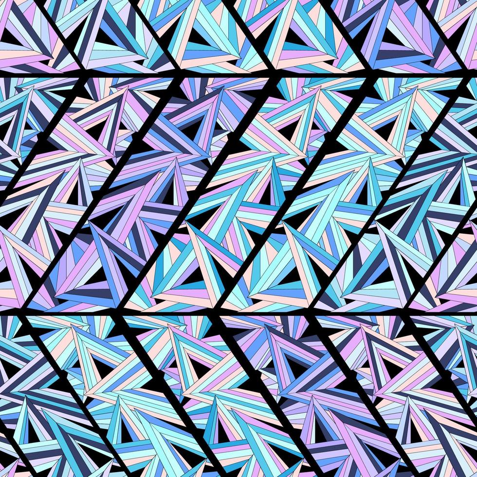 PatSeamless background with geometric pattern. Shape triangles vector