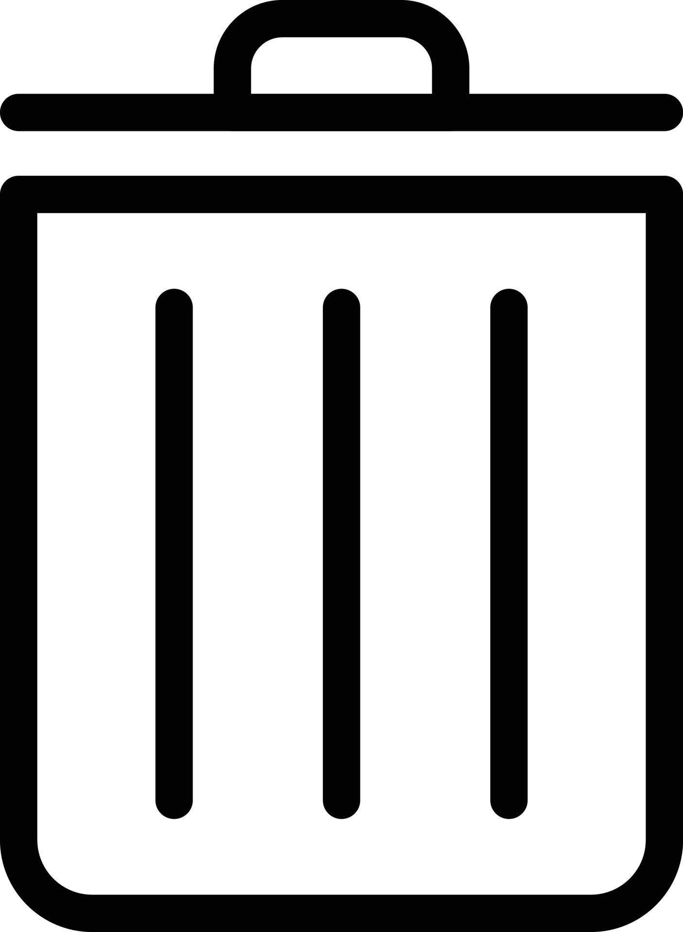 dump bin vector illustration on a background.Premium quality symbols