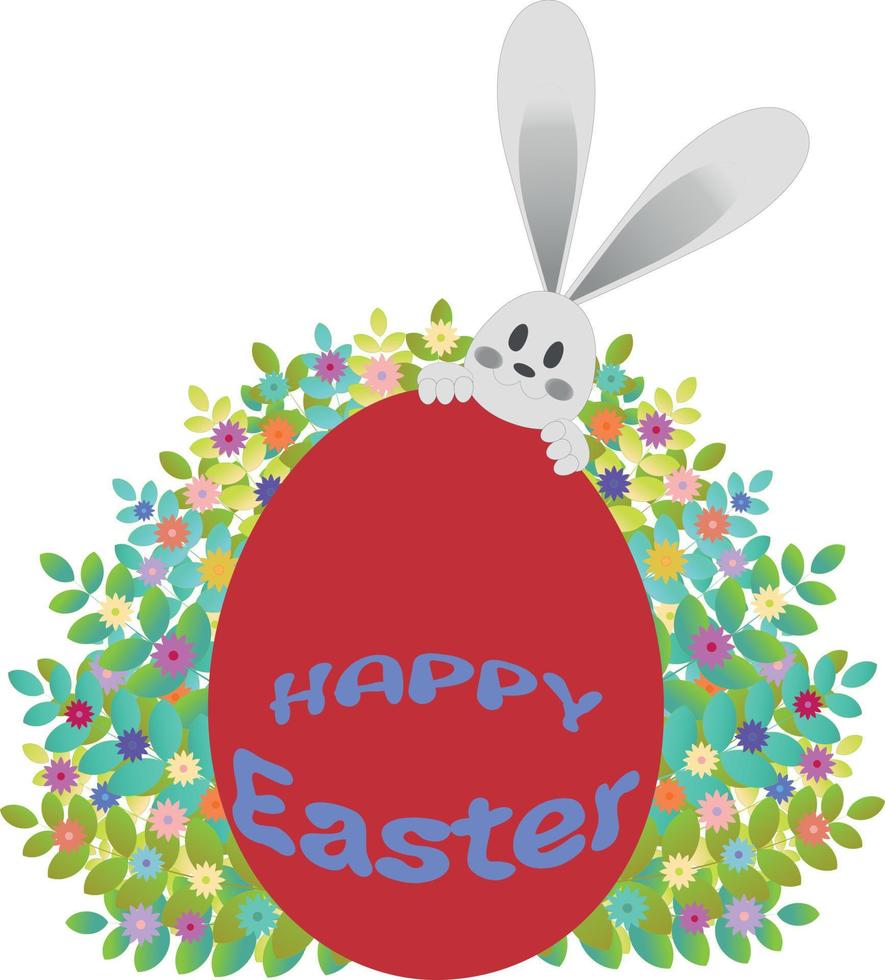 Happy Easter card vector