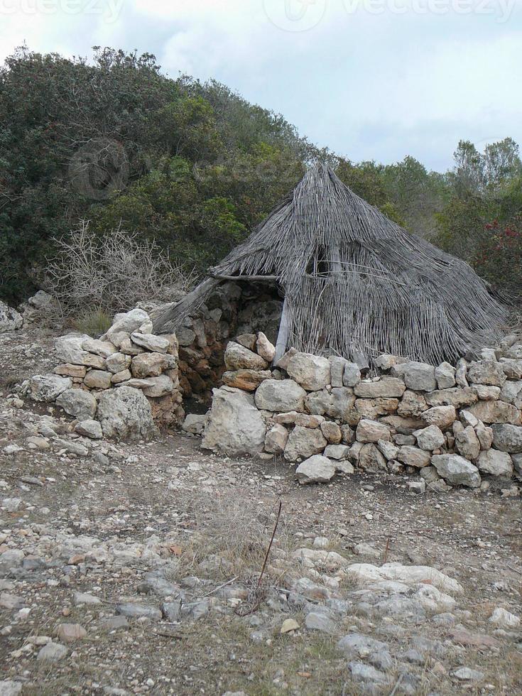 Puig de sa Morisca Moorish Peak archaeological park in Majorca photo