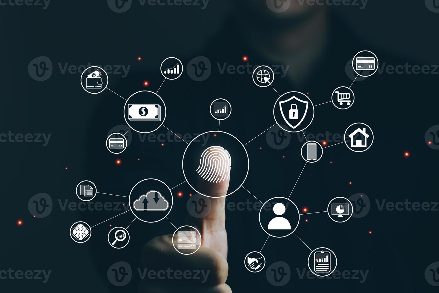 Digital transformation technology strategy,the transformation of ideas and the adoption of technology in business in the digital age, enhancing global business capabilities. photo