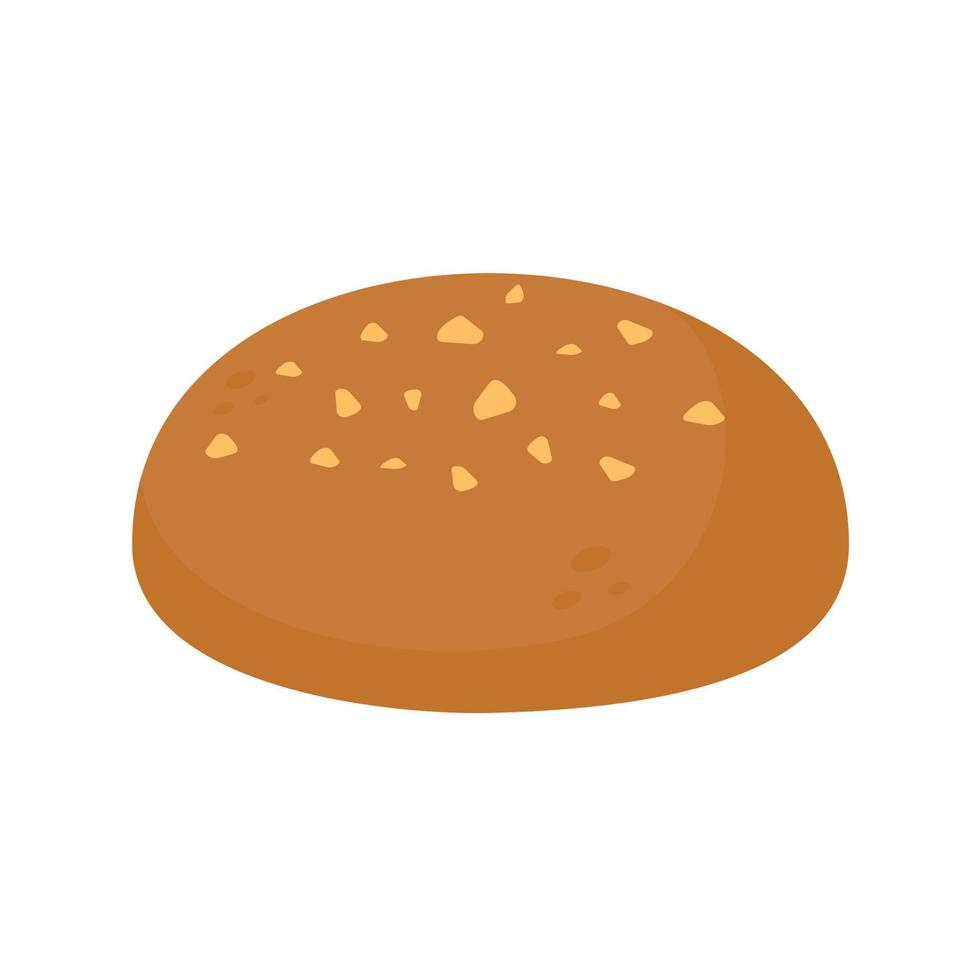 panadería vectorial. el pan de harina de trigo es un delicioso desayuno. vector