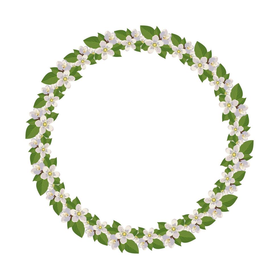 1104 Cherry wreath 5 vector