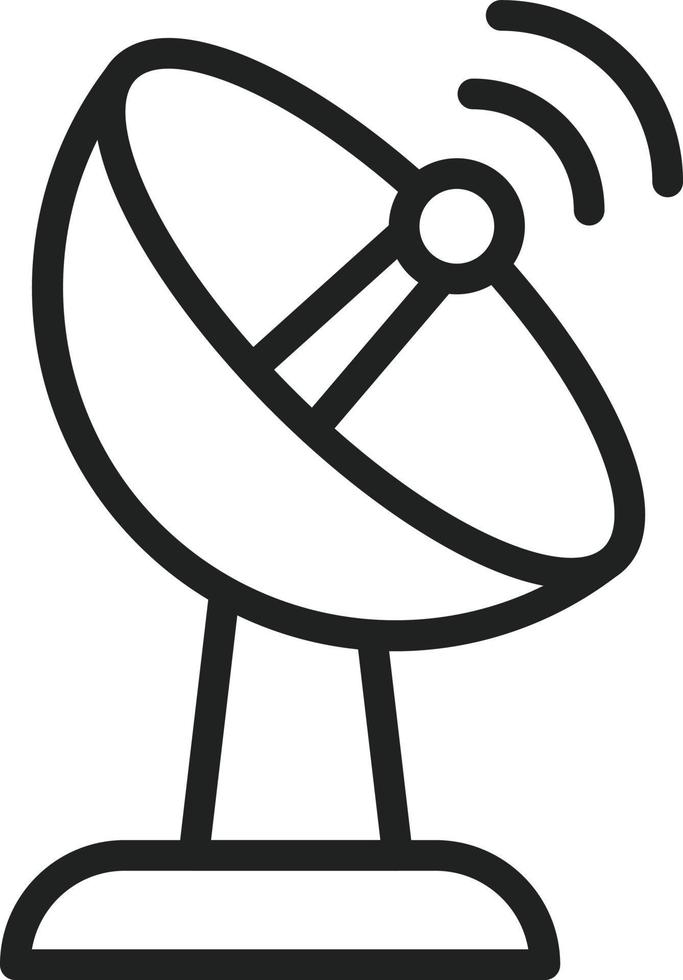 Satellite Line Icon vector