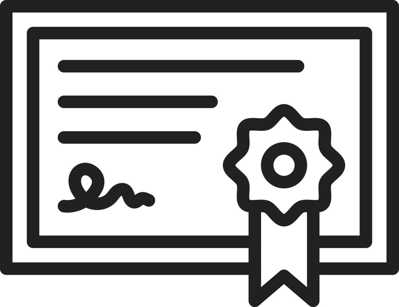 Patent Line Icon vector