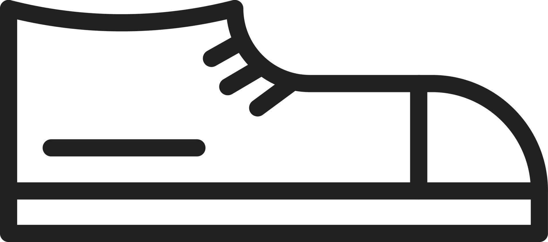 Casual Shoes Line Icon vector