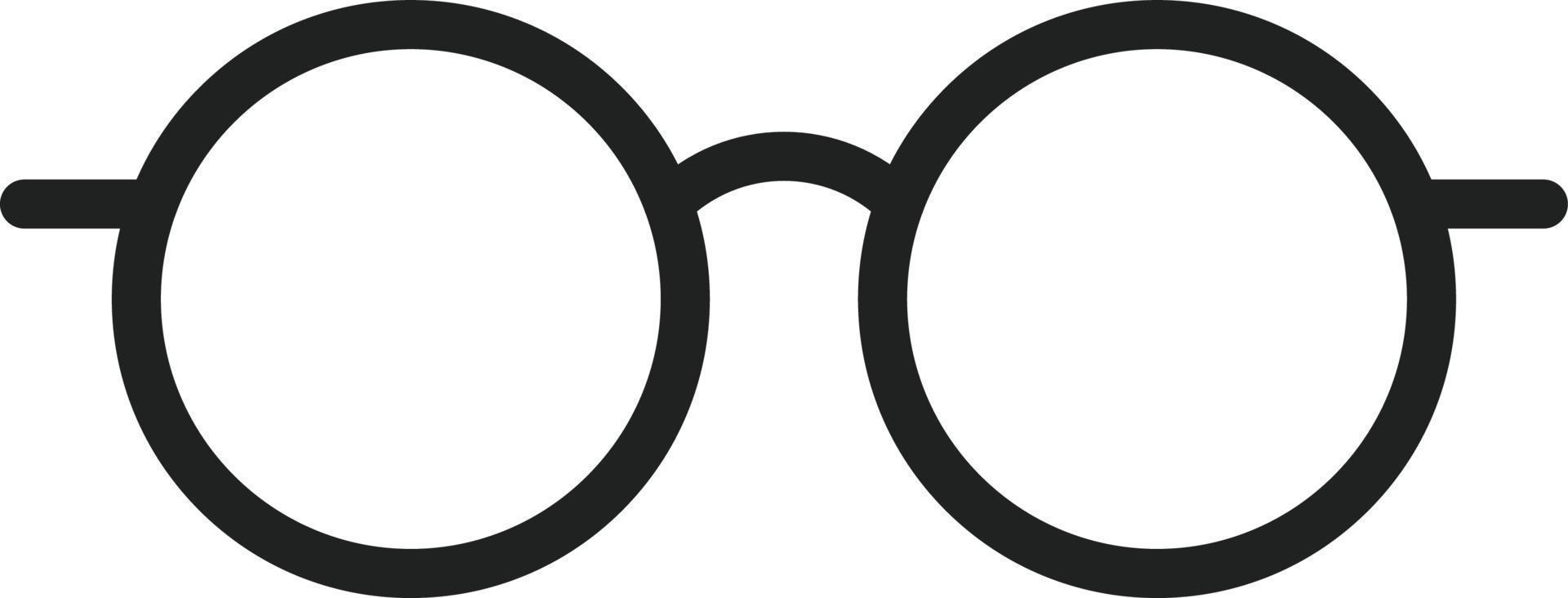 Reading Glasses Line Icon vector