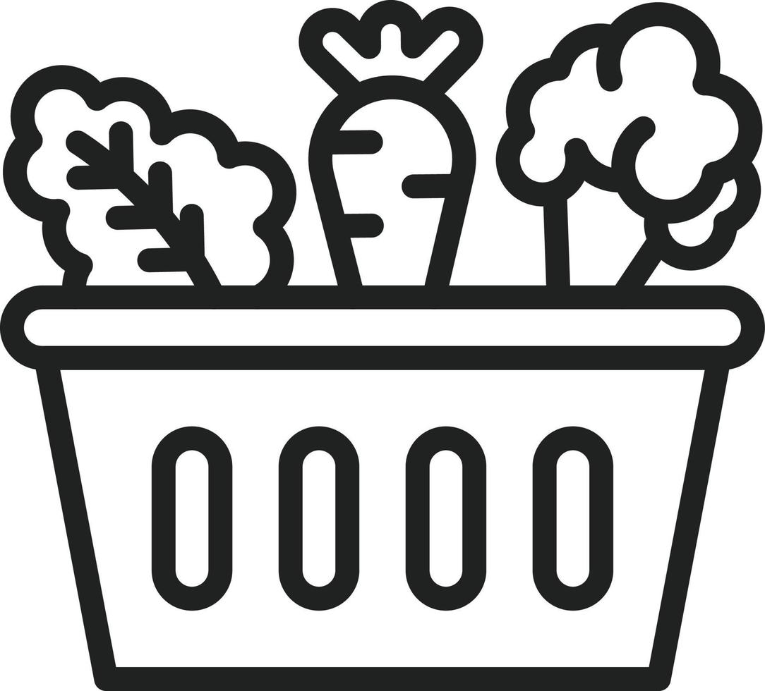 Vegetables Line Icon vector