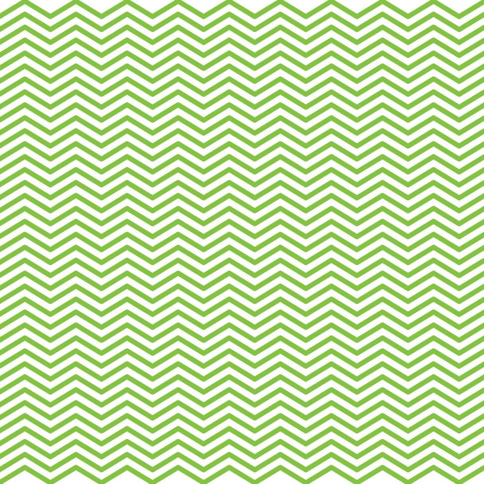 patrón de línea de tira de onda en zigzag verde abstracto vector