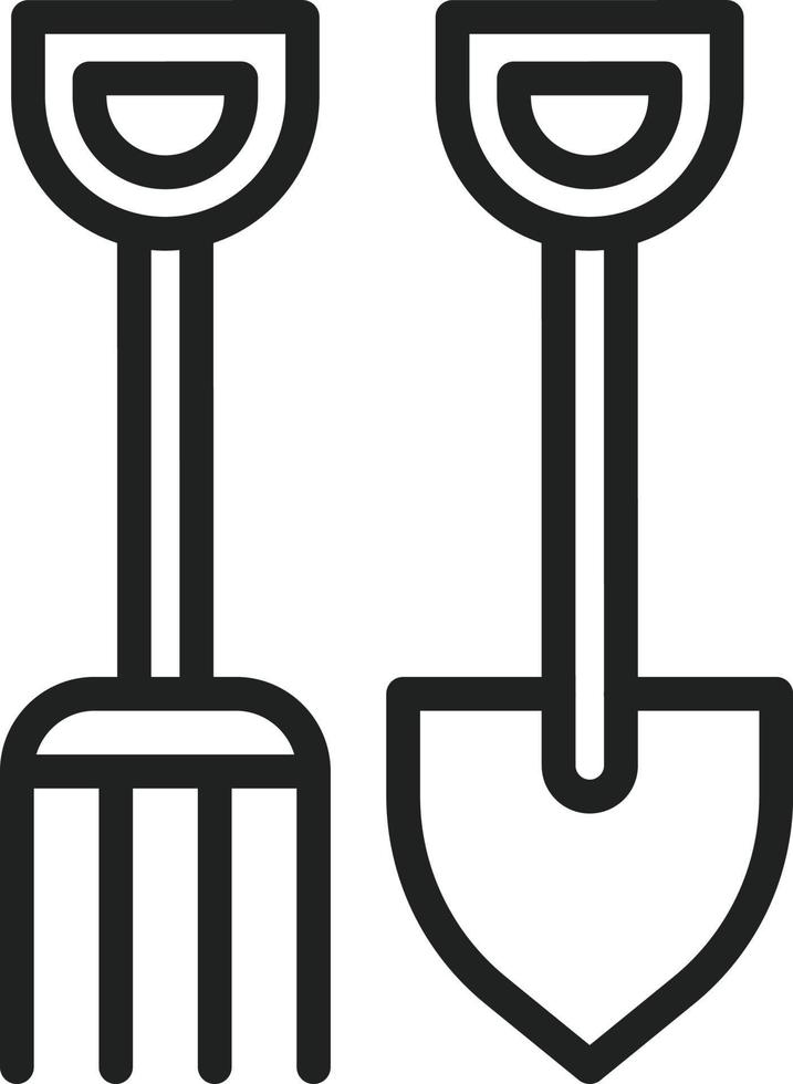 Farming Tools Line Icon vector