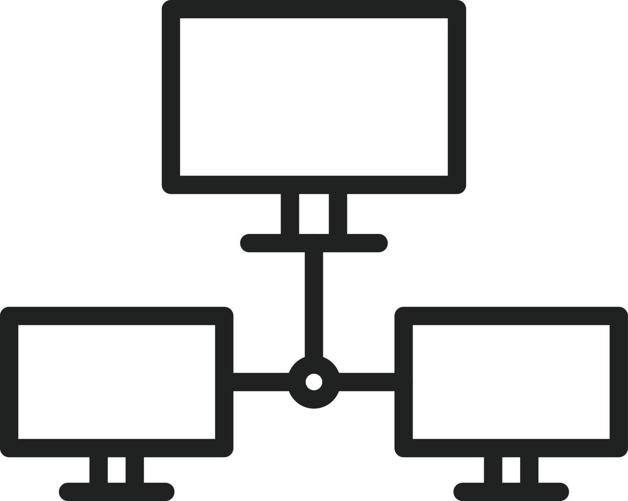 Systems Network Line Icon vector