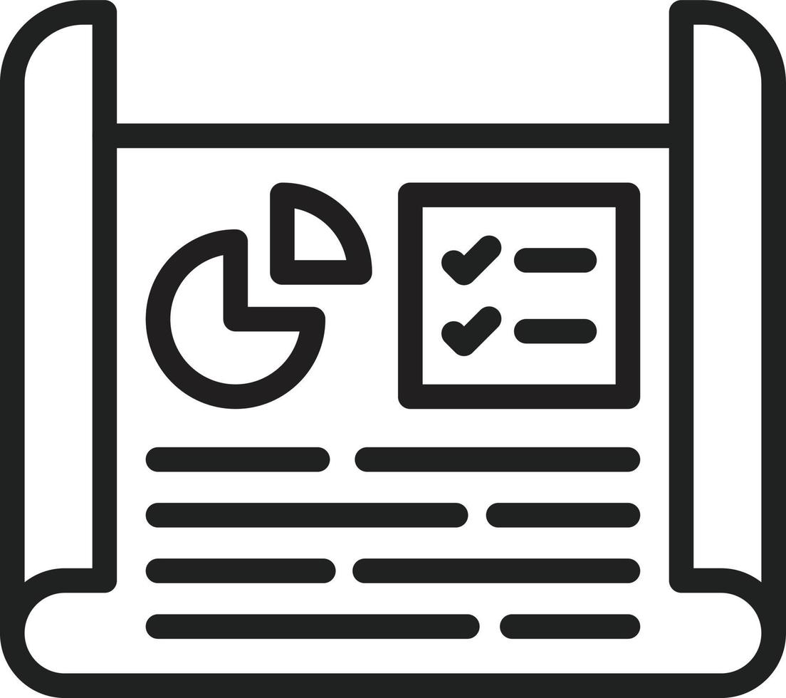 Business Project Sketch Line Icon vector