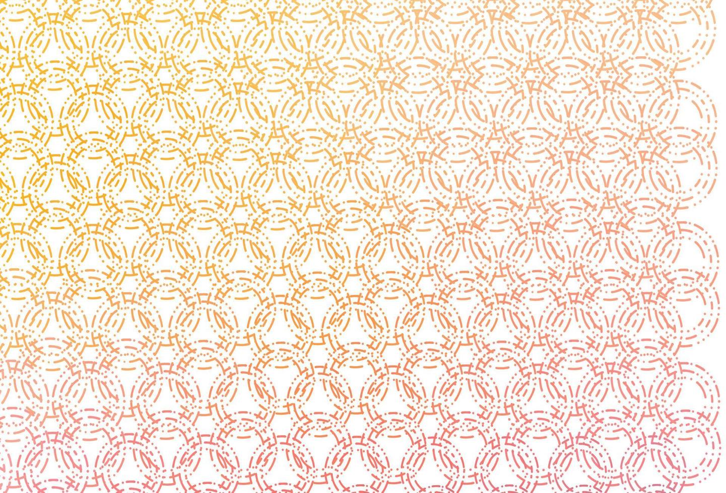 Light yellow, orange vector template with circles.