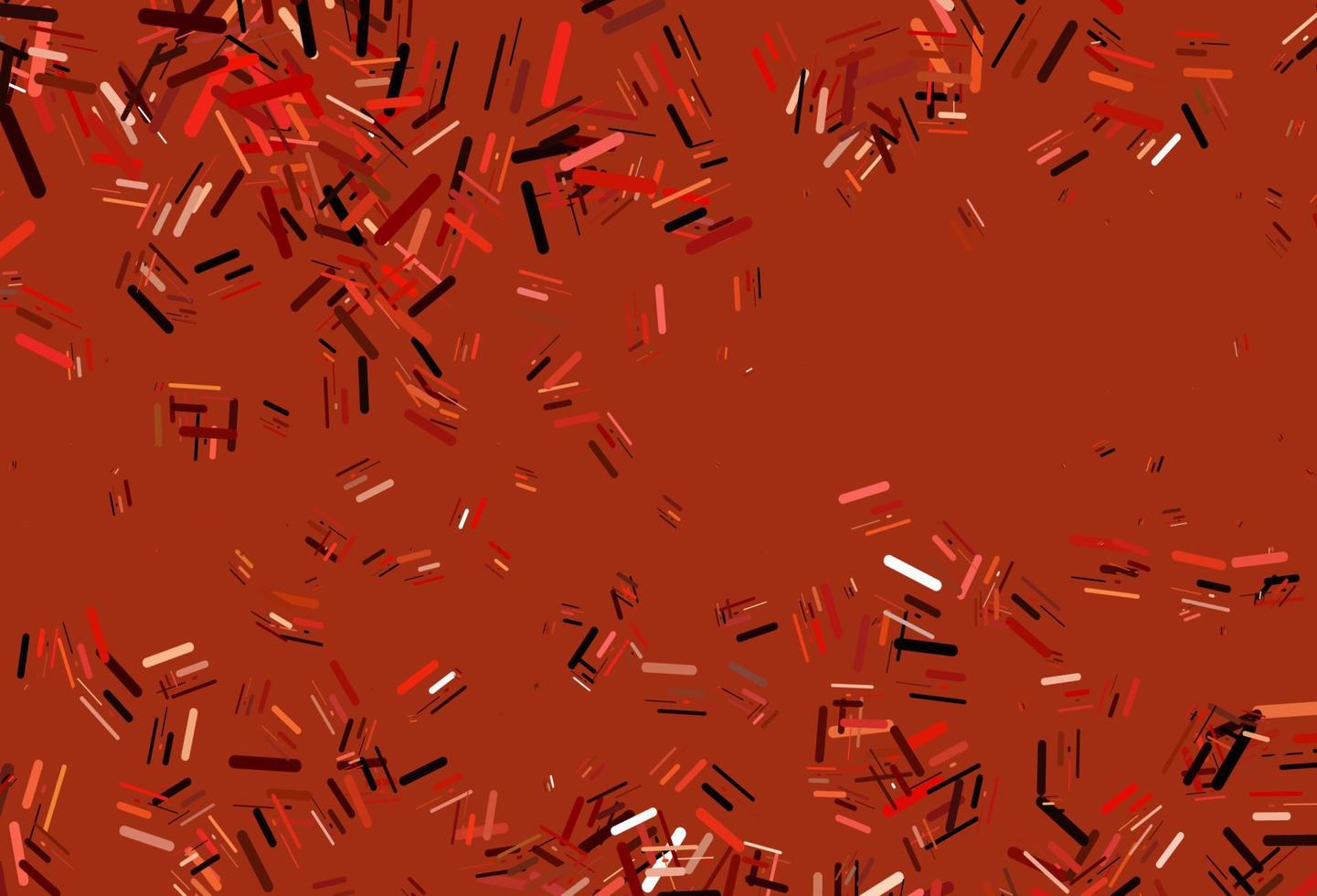 plantilla de vector rojo claro con palos repetidos.