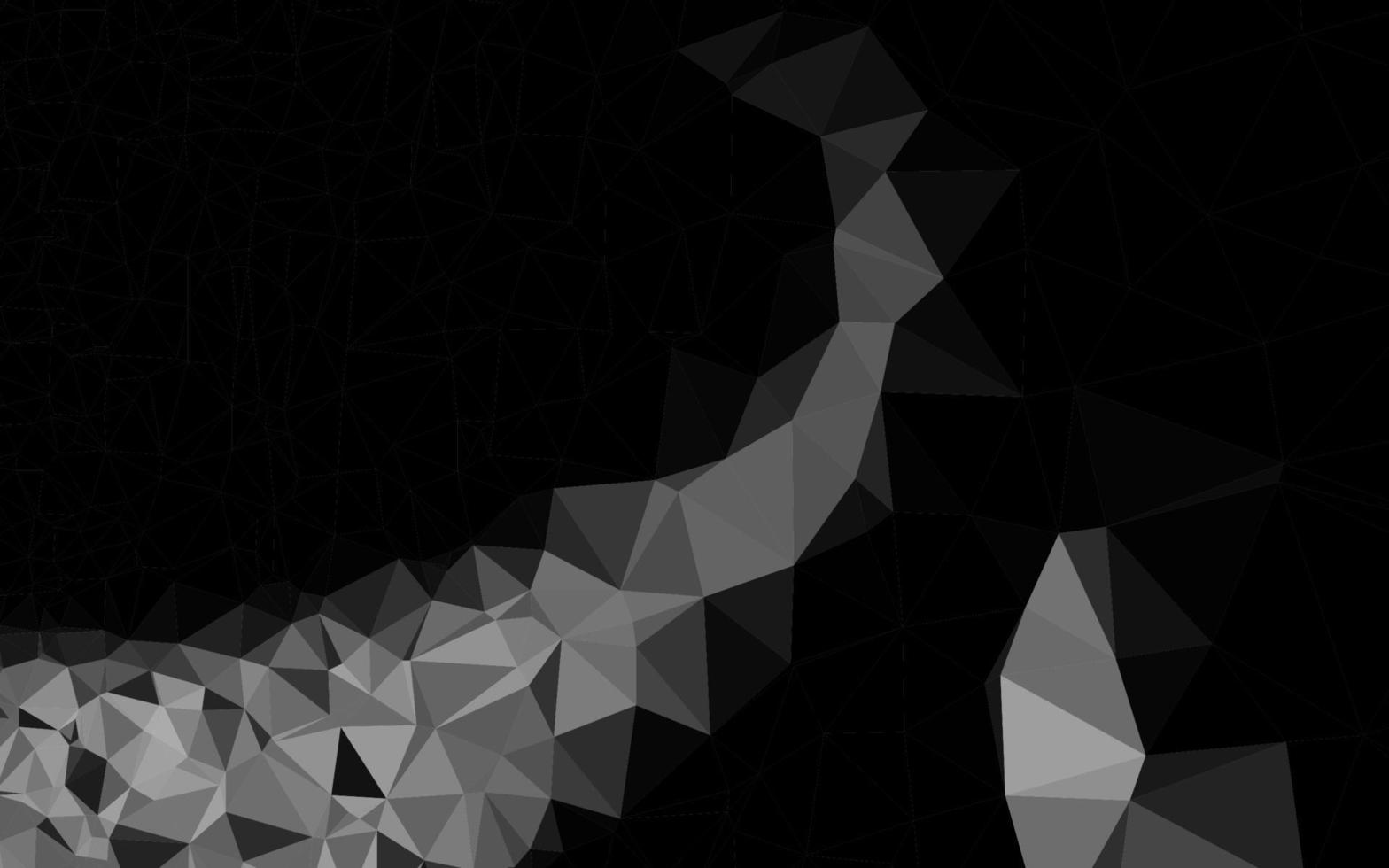 Light Silver, Gray vector triangle mosaic cover.