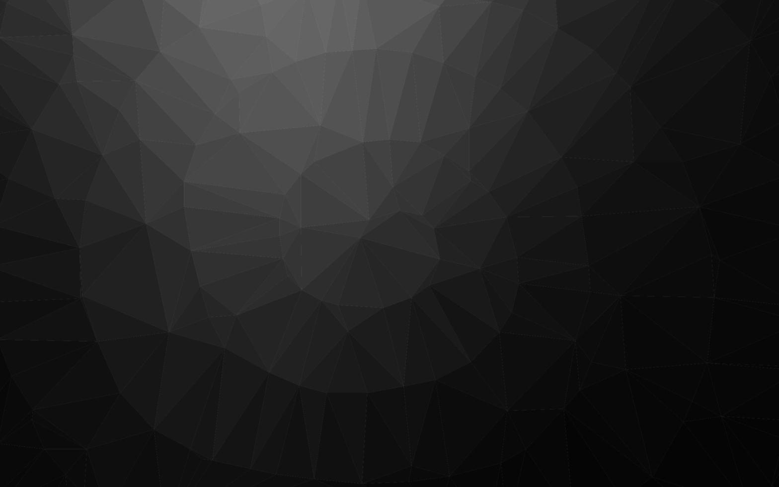 plata oscura, vector gris brillante patrón hexagonal.